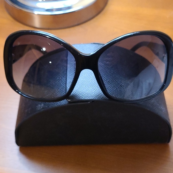 Prada Accessories - Prada Oversized Black Sunglasses